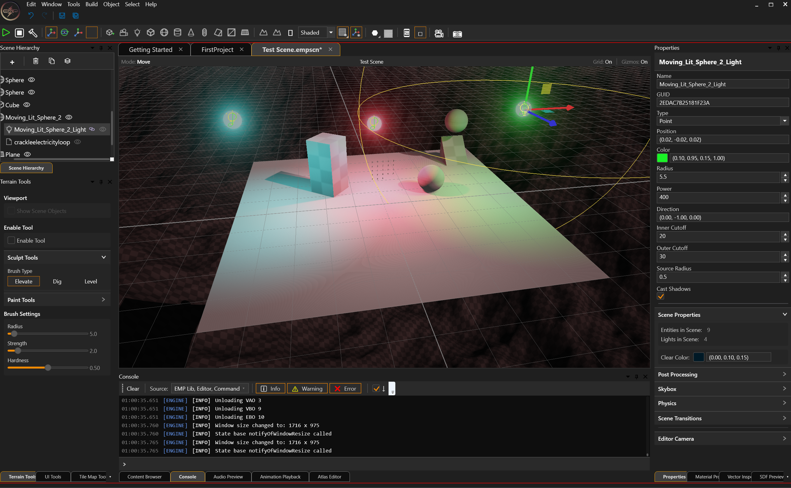 StaticEditor viewport and tooling preview